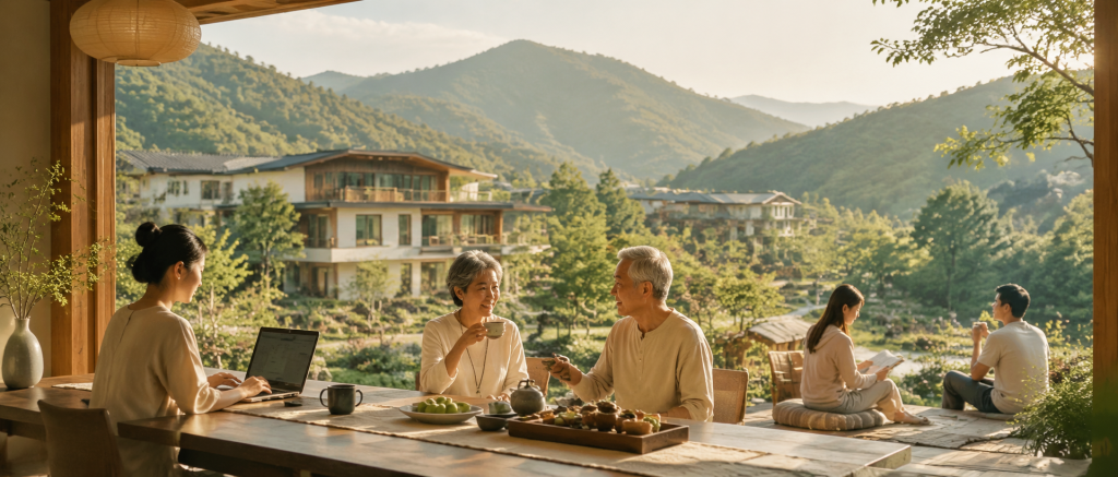 从打卡到住下｜闲鹤庄、数字游民