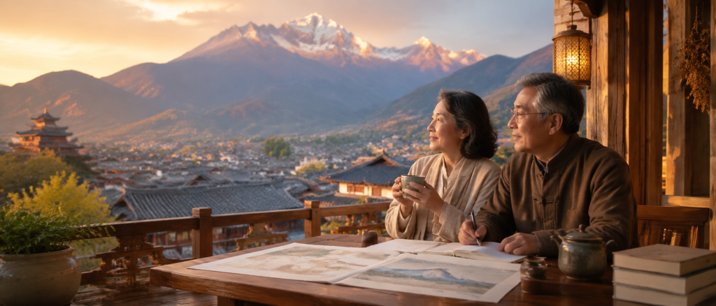 中国城市旅居生活指数报告（2026丽江篇）｜闲鹤庄、康养旅居