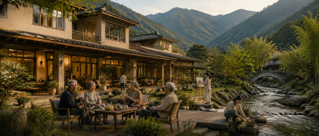 县域接住长住客｜长住客、闲鹤庄
