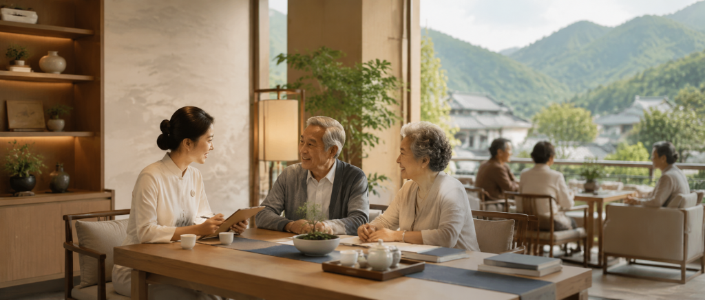 照护老人靠流程不靠口号｜闲鹤庄、适老流程