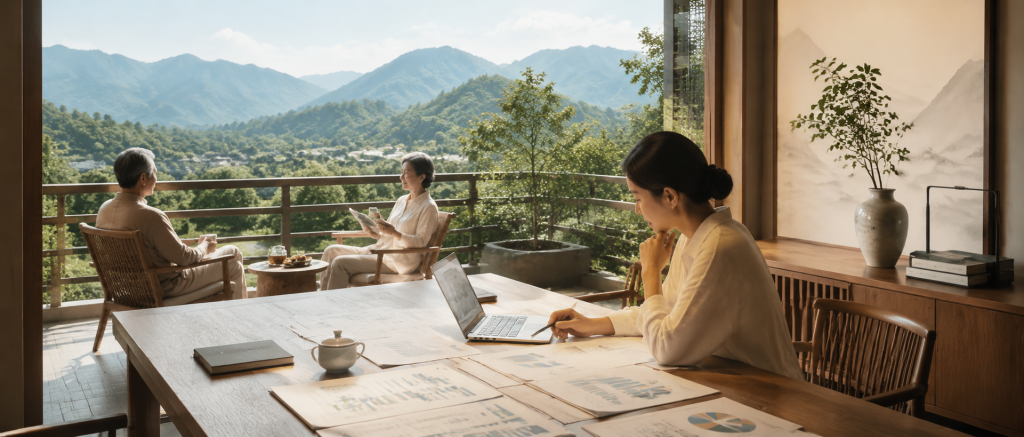 淡季空房靠长住客填仓的账怎么算｜闲鹤庄、旅居康养